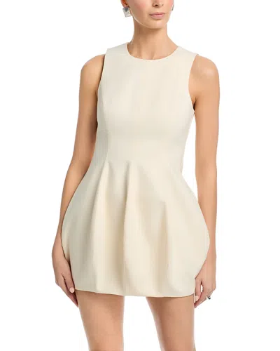 Bcbgmaxazria Bcbg Bubble Mini Dress In Neutral