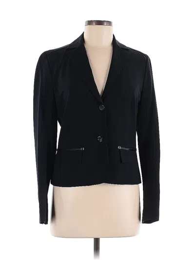 Pre-owned Bcbgmaxazria Blazer Jacket In Black