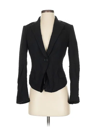 Pre-owned Bcbgmaxazria Blazer Jacket In Black