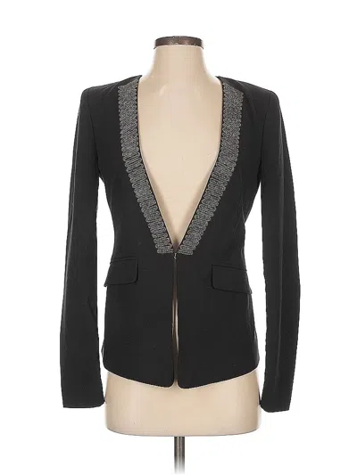 Pre-owned Bcbgmaxazria Blazer Jacket In Black