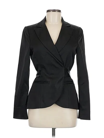 Pre-owned Bcbgmaxazria Blazer Jacket In Black