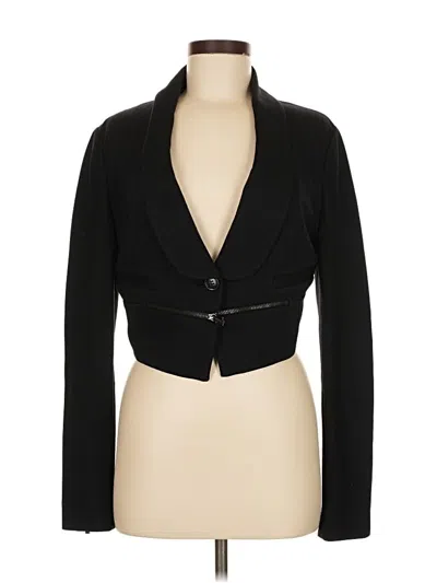 Pre-owned Bcbgmaxazria Blazer Jacket In Black