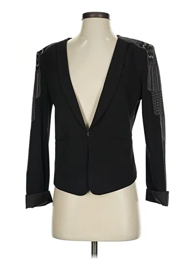 Pre-owned Bcbgmaxazria Blazer Jacket In Black