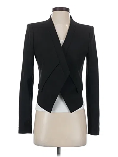 Pre-owned Bcbgmaxazria Blazer Jacket In Black