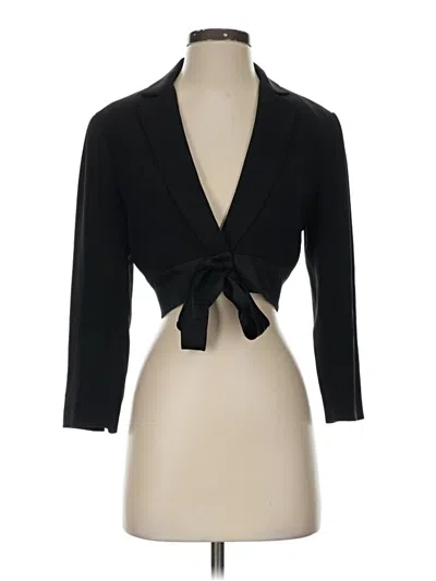 Pre-owned Bcbgmaxazria Blazer Jacket In Black
