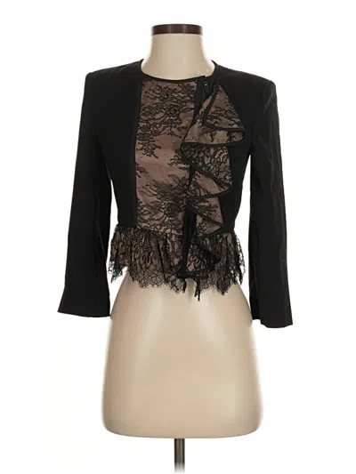 Pre-owned Bcbgmaxazria Blazer Jacket In Black