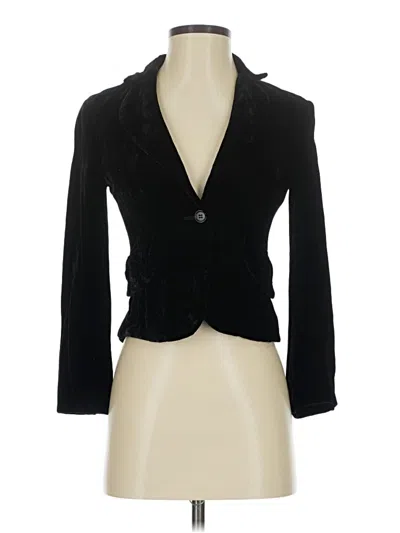 Pre-owned Bcbgmaxazria Blazer Jacket In Black