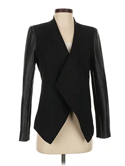 Pre-owned Bcbgmaxazria Blazer Jacket In Black