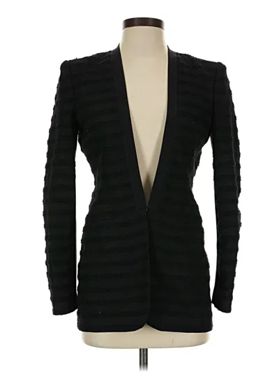Pre-owned Bcbgmaxazria Blazer Jacket In Black