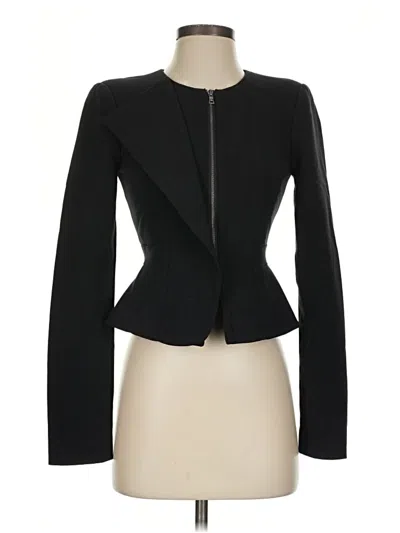 Pre-owned Bcbgmaxazria Blazer Jacket In Black