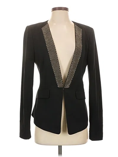 Pre-owned Bcbgmaxazria Blazer Jacket In Black