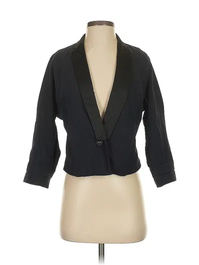 Pre-owned Bcbgmaxazria Blazer Jacket In Blue