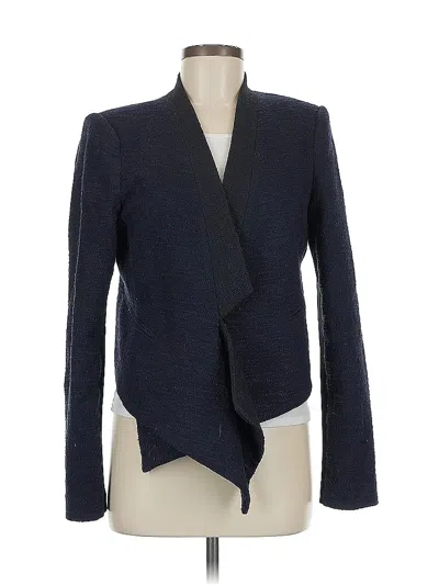 Pre-owned Bcbgmaxazria Blazer Jacket In Blue