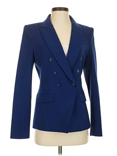 Pre-owned Bcbgmaxazria Blazer Jacket In Blue