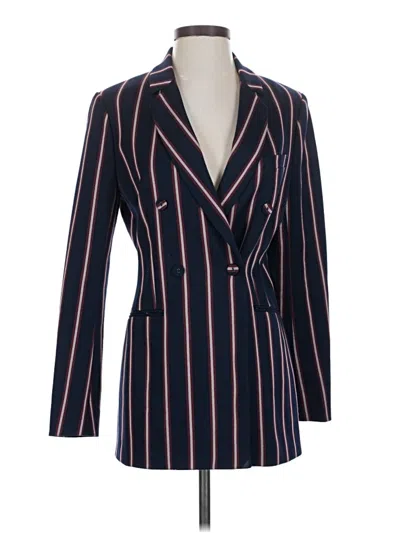 Pre-owned Bcbgmaxazria Blazer Jacket In Blue