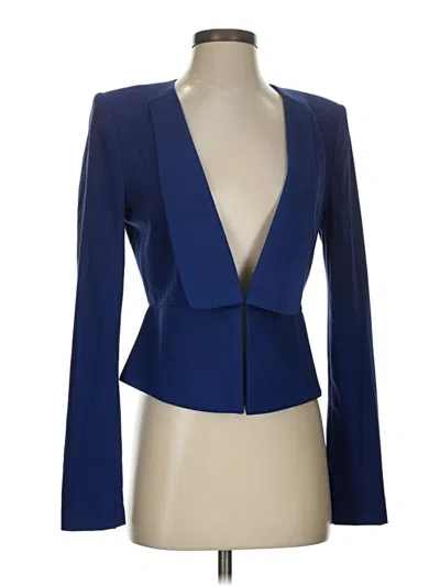 Pre-owned Bcbgmaxazria Blazer Jacket In Blue