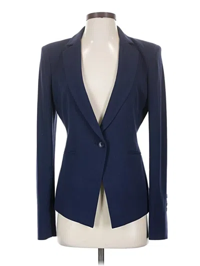 Pre-owned Bcbgmaxazria Blazer Jacket In Blue