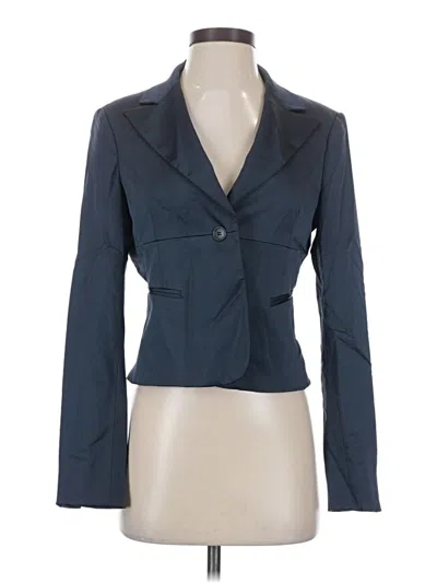 Pre-owned Bcbgmaxazria Blazer Jacket In Blue