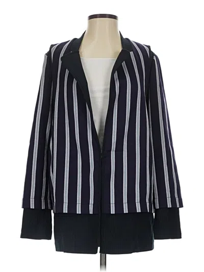 Pre-owned Bcbgmaxazria Blazer Jacket In Blue