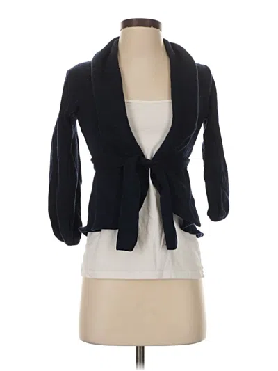 Pre-owned Bcbgmaxazria Blazer Jacket In Blue