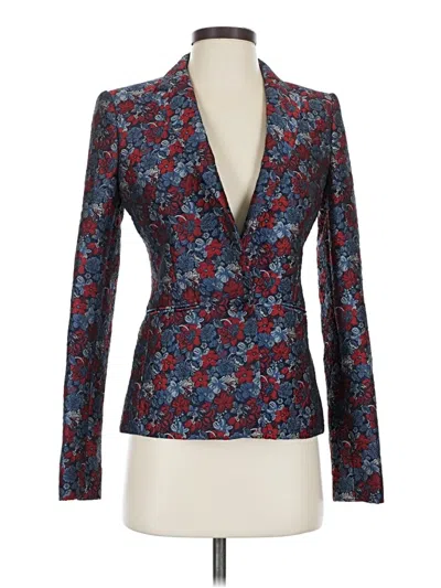 Pre-owned Bcbgmaxazria Blazer Jacket In Blue