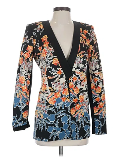 Pre-owned Bcbgmaxazria Blazer Jacket In Blue