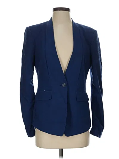 Pre-owned Bcbgmaxazria Blazer Jacket In Blue