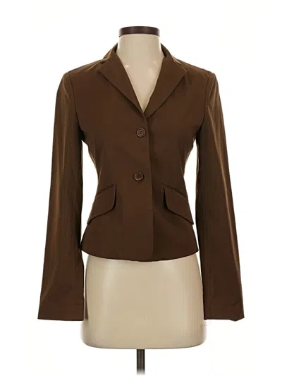 Pre-owned Bcbgmaxazria Blazer Jacket In Brown