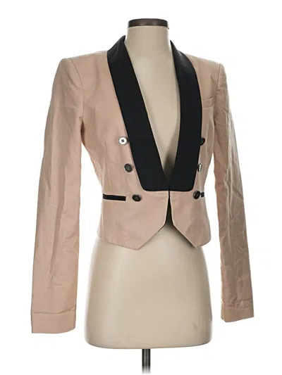 Pre-owned Bcbgmaxazria Blazer Jacket In Brown