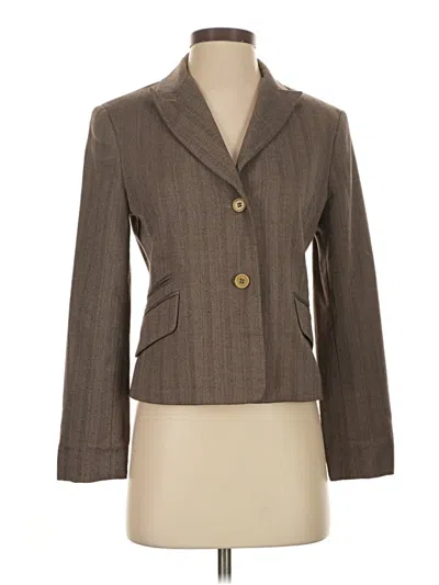 Pre-owned Bcbgmaxazria Blazer Jacket In Brown