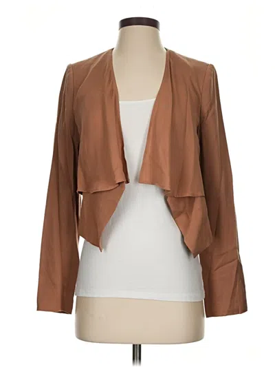 Pre-owned Bcbgmaxazria Blazer Jacket In Brown