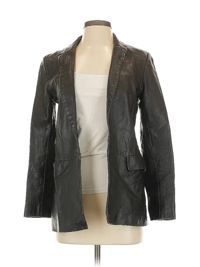 Pre-owned Bcbgmaxazria Blazer Jacket In Gray