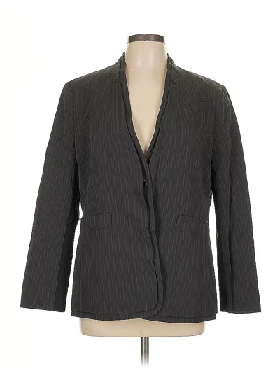 Pre-owned Bcbgmaxazria Blazer Jacket In Gray