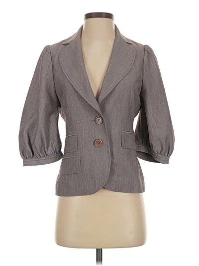 Pre-owned Bcbgmaxazria Blazer Jacket In Gray