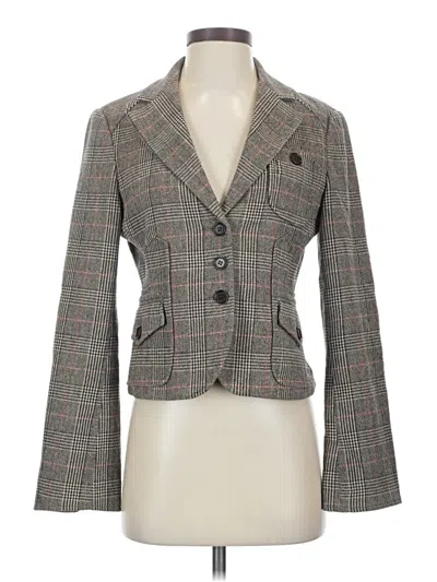 Pre-owned Bcbgmaxazria Blazer Jacket In Gray