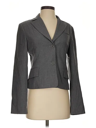 Pre-owned Bcbgmaxazria Blazer Jacket In Gray