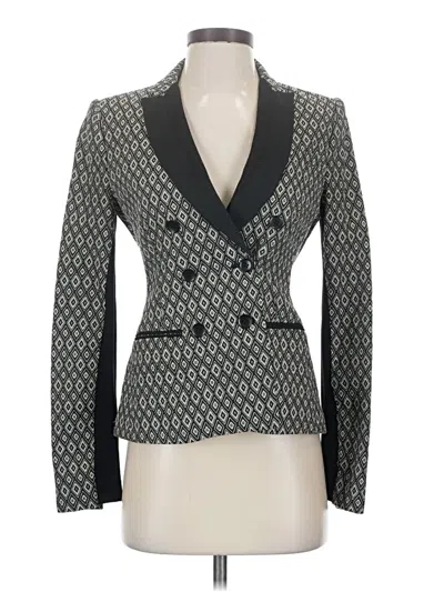 Pre-owned Bcbgmaxazria Blazer Jacket In Gray