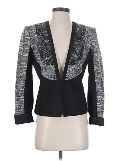 Pre-owned Bcbgmaxazria Blazer Jacket In Gray