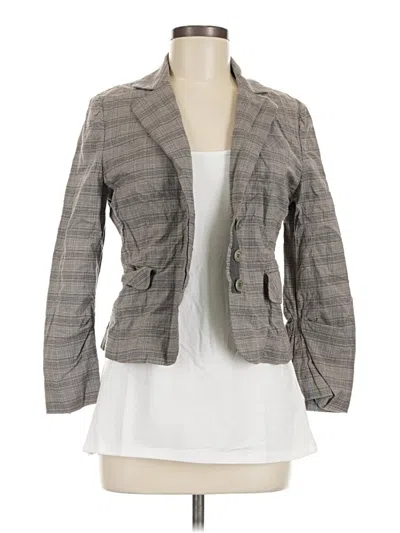 Pre-owned Bcbgmaxazria Blazer Jacket In Gray