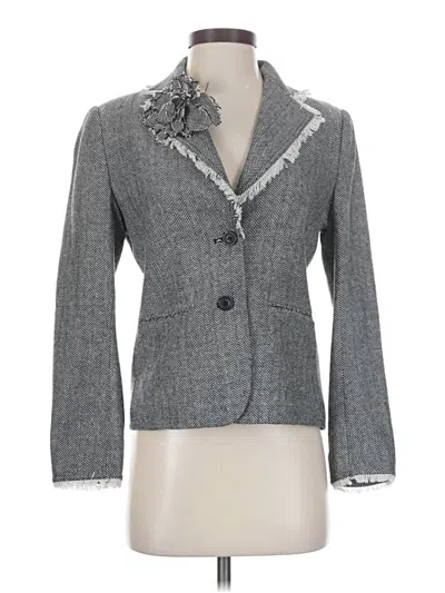 Pre-owned Bcbgmaxazria Blazer Jacket In Gray