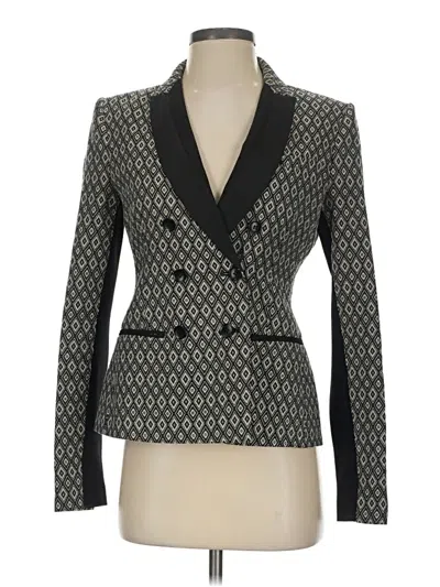 Pre-owned Bcbgmaxazria Blazer Jacket In Gray