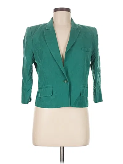 Pre-owned Bcbgmaxazria Blazer Jacket In Green