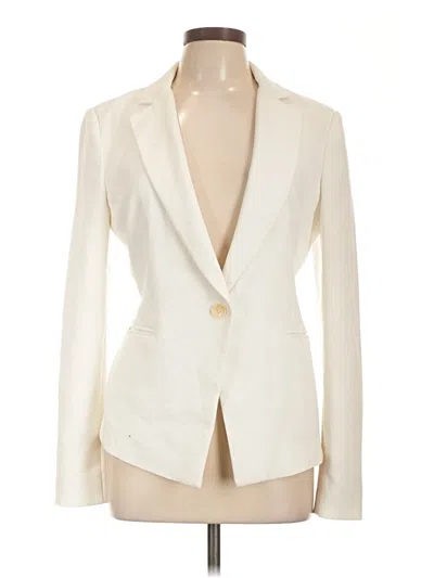 Pre-owned Bcbgmaxazria Blazer Jacket In Ivory