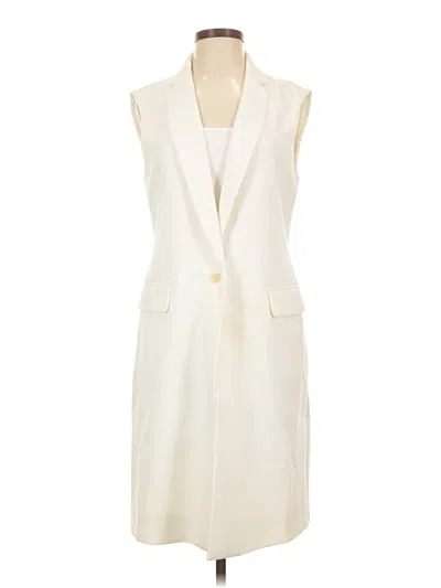 Pre-owned Bcbgmaxazria Blazer Jacket In Ivory