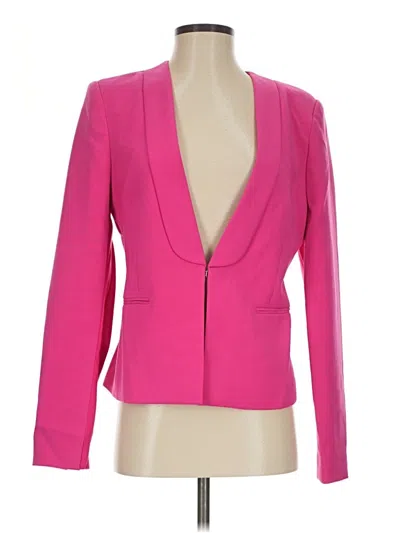 Pre-owned Bcbgmaxazria Blazer Jacket In Pink