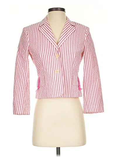 Pre-owned Bcbgmaxazria Blazer Jacket In Pink