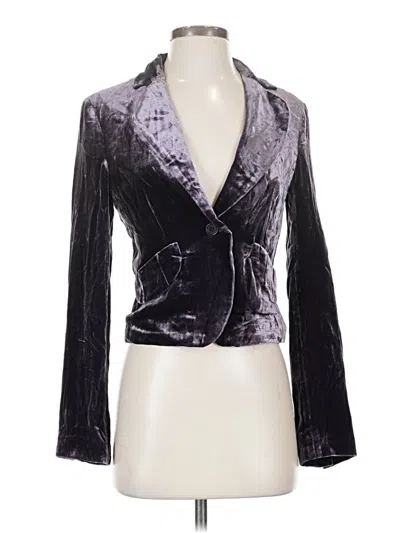 Pre-owned Bcbgmaxazria Blazer Jacket In Purple