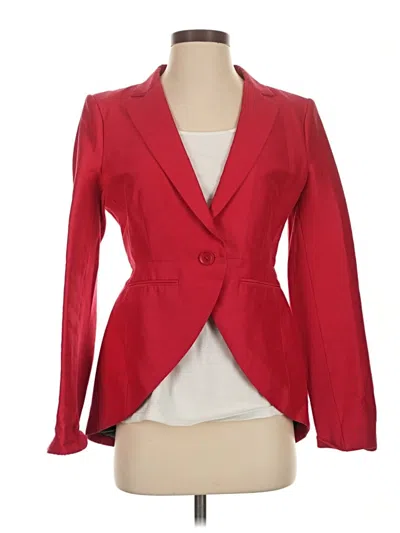 Pre-owned Bcbgmaxazria Blazer Jacket In Red