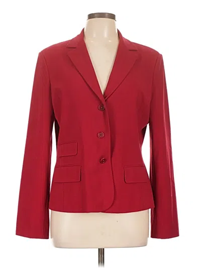 Pre-owned Bcbgmaxazria Blazer Jacket In Red