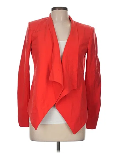 Pre-owned Bcbgmaxazria Blazer Jacket In Red